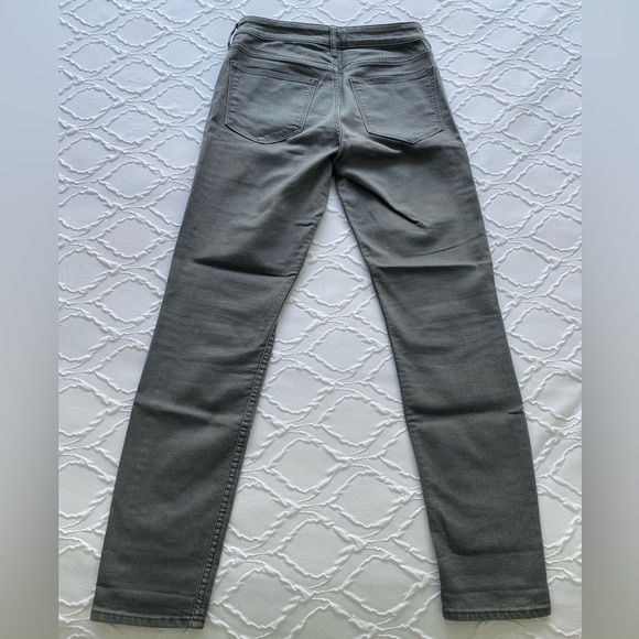 H&M - Light Grey High Waisted Skinny Straight Leg Ankle Jeans - Size 27 - Picture 5 of 8